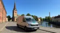 Stopp i avlopp Västerås — Revives spolbil vid domkyrkan