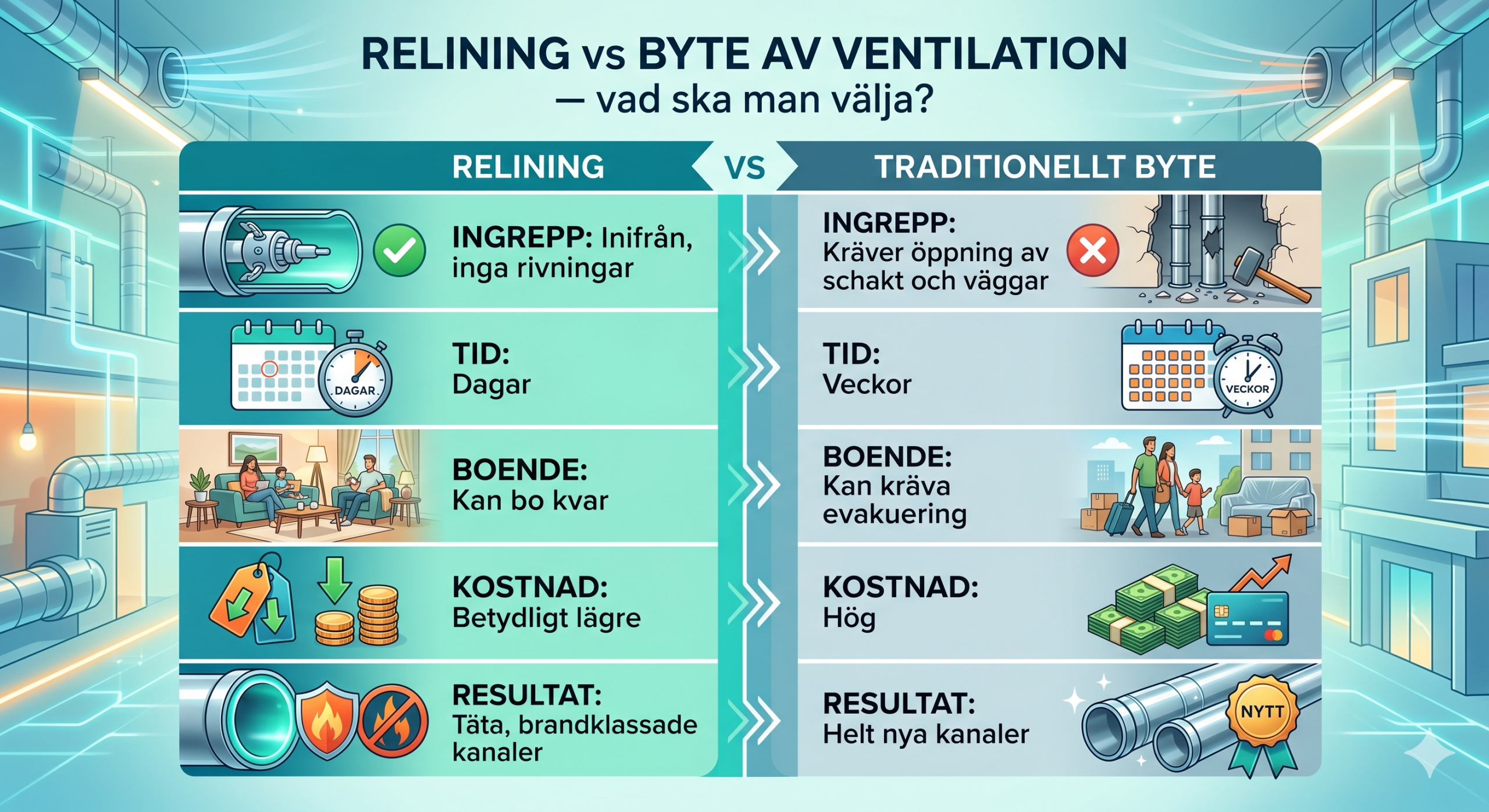 Relining vs byte