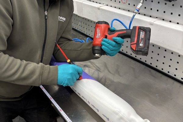 Mätning av Boldan iD Liner foder för exakt installation